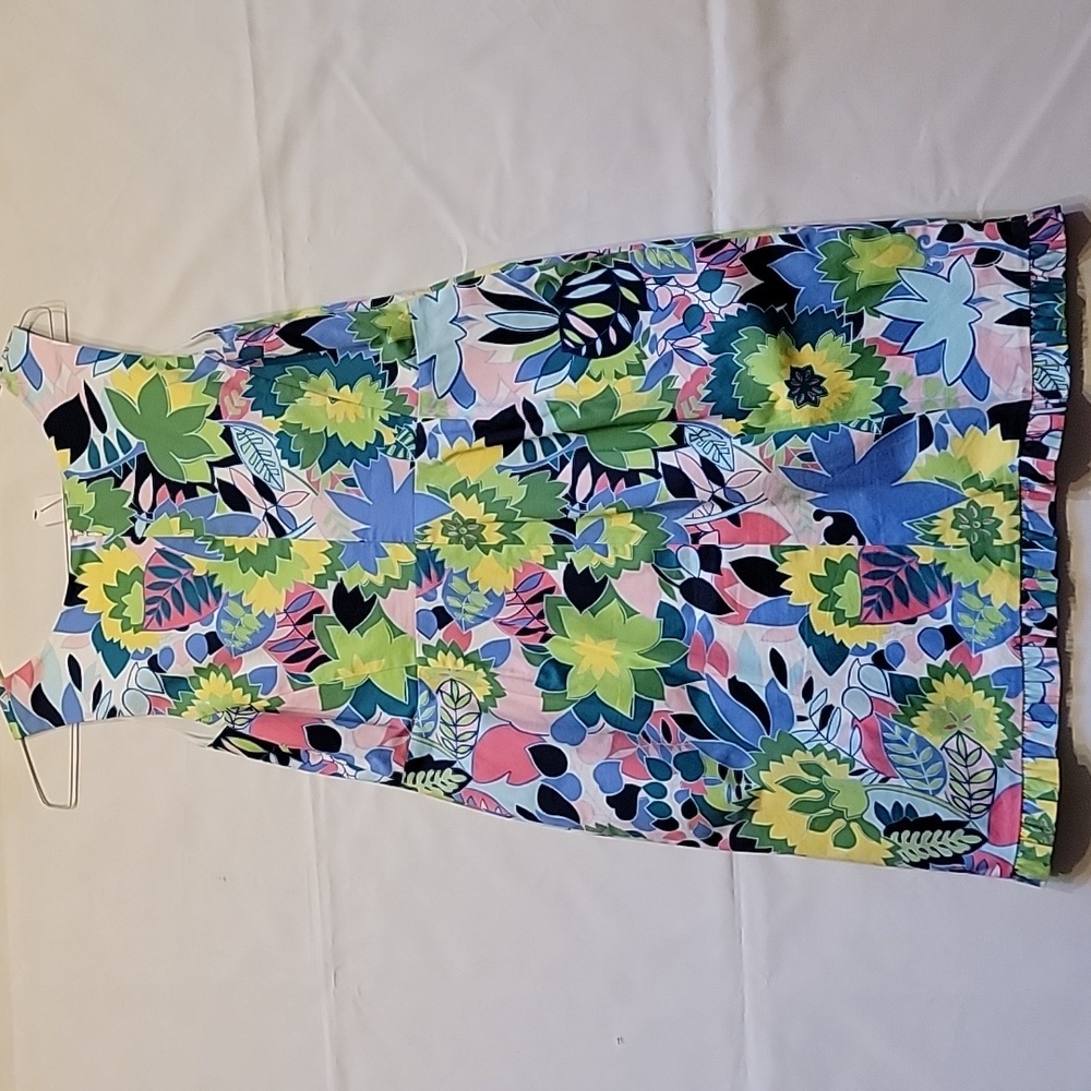 Talbots Colorful Floral Cotton Dress - Picture 5 of 9